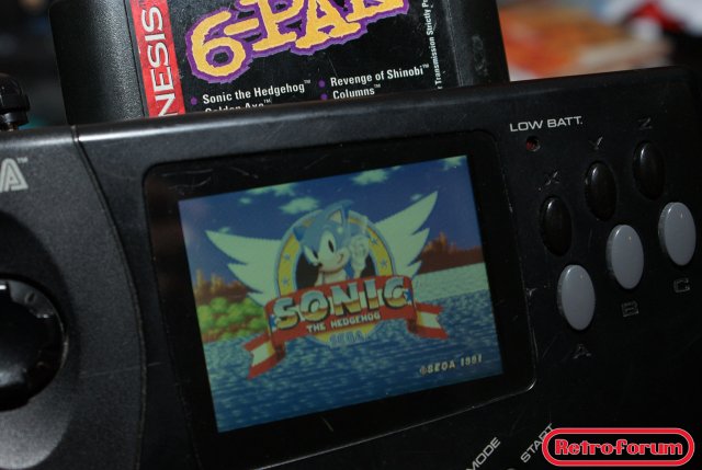 Sonic the Hedgehog op de Sega Nomad