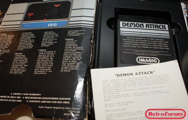 Demon Attack voor de Videopac G7000