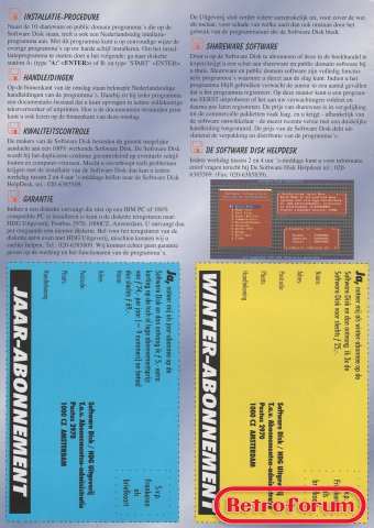 Software Disk jaargang 1 volume 2 - achterkant