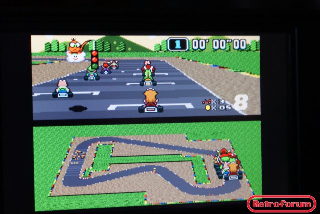 Super Mario Kart (SNES) op de OpenPandora