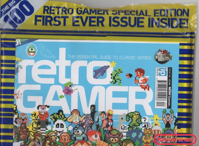 100e editie van Retro Gamer: nummer 100 en nummer 1 samen verpakt