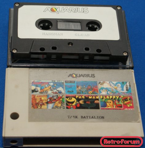 Cassette en cartridge voor de Mattel Aquarius