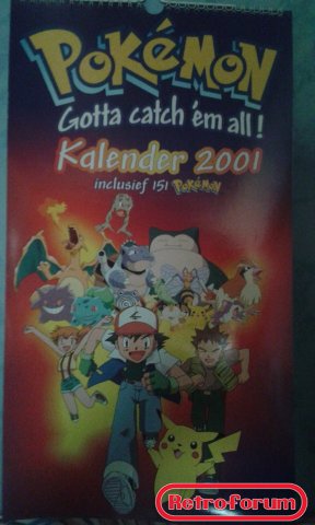Pokémon Kalender 2001